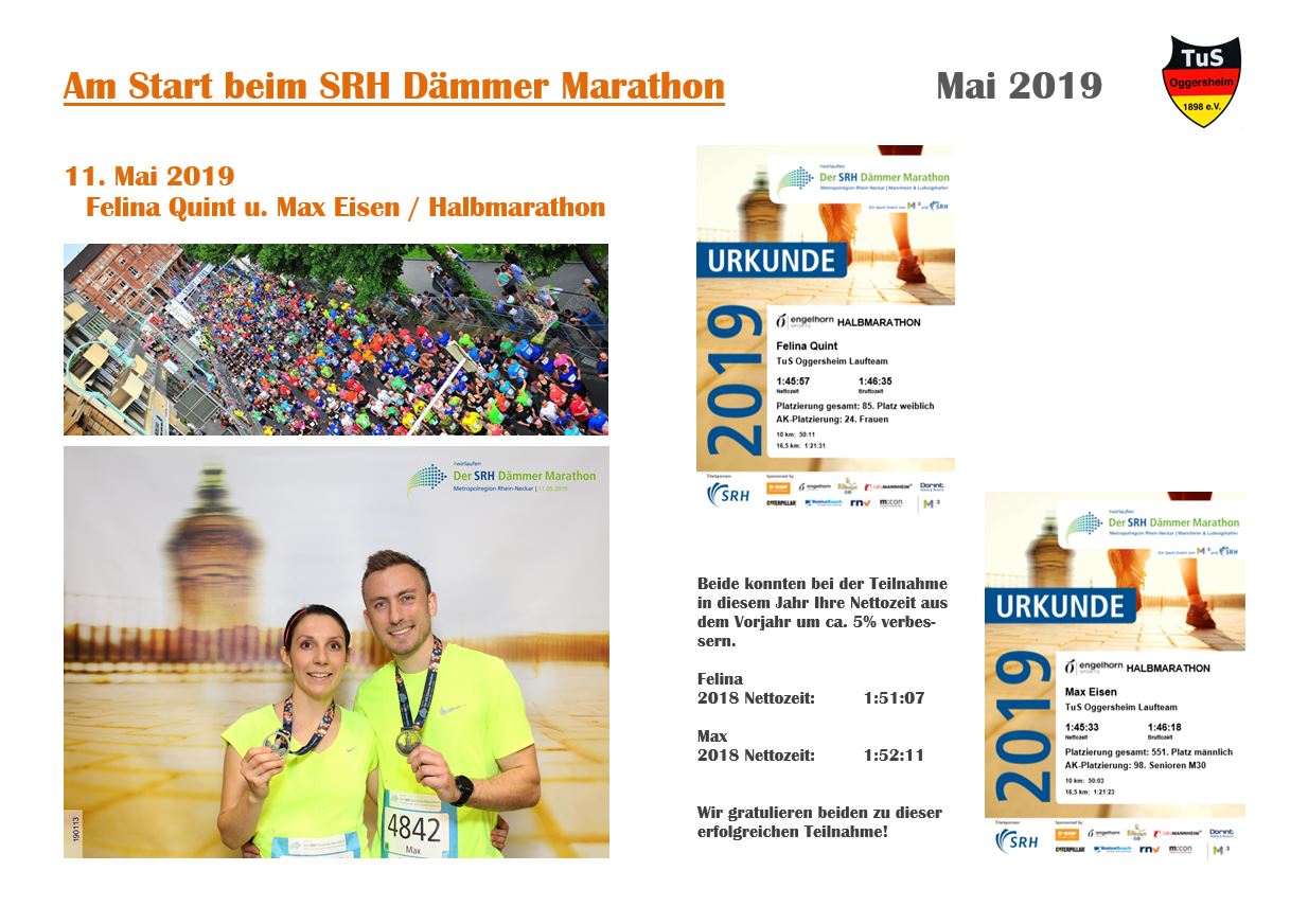 32 Schaukasten Aktuelles 2019 05 11 SRH Daemmer Marathon