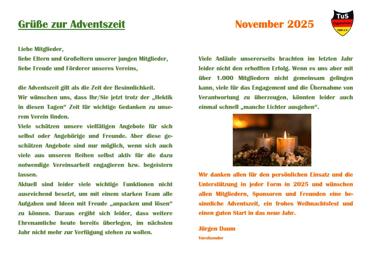 022 Schaukasten Aktuelles 2025 11 30 Adventsgruss