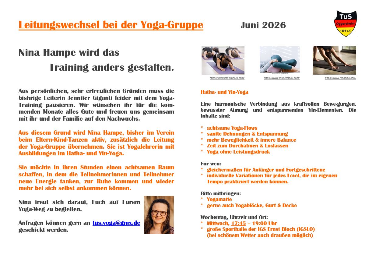 084 Schaukasten Aktuelles 2026 06 01 Yoga Leitungswechsel